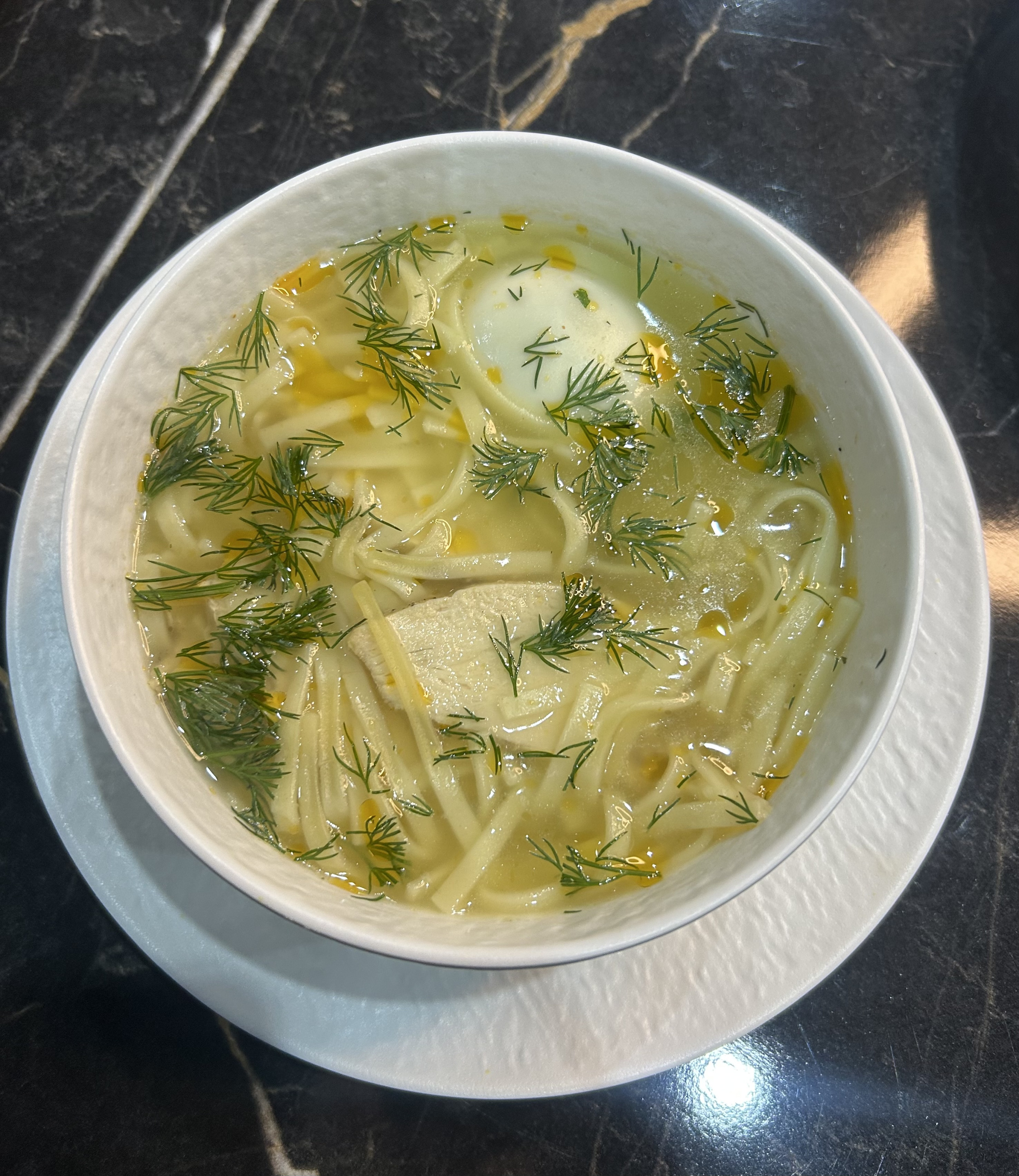 Куриная лапша