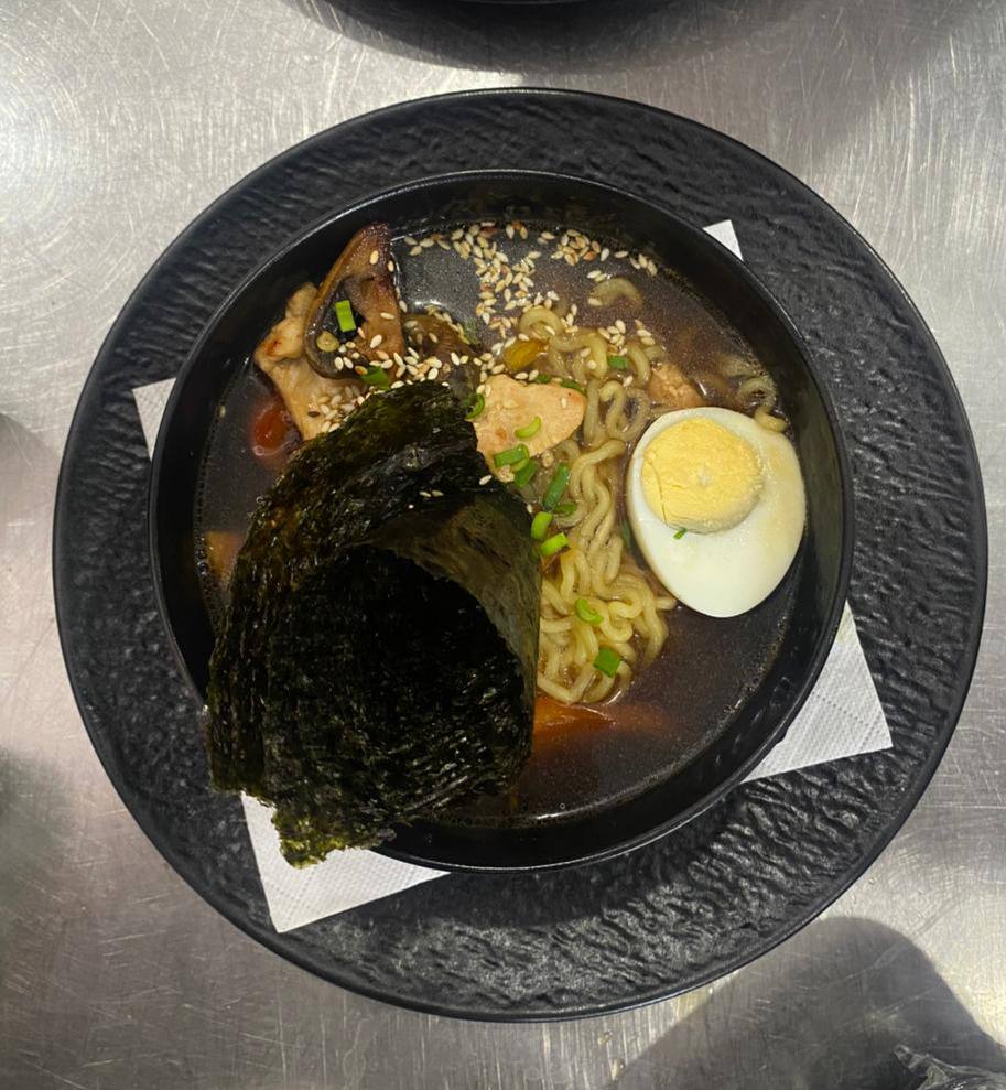 Рамён с курицей